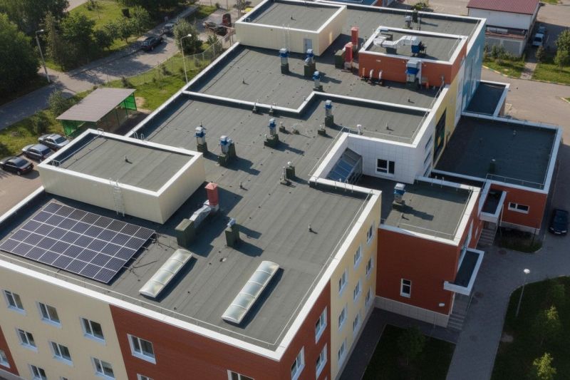 Roof Solar Panel Repair detail