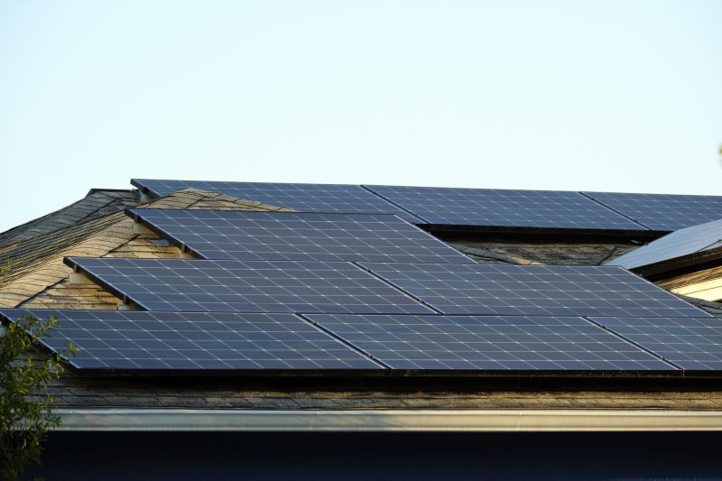 Solar Panel Array on Roof